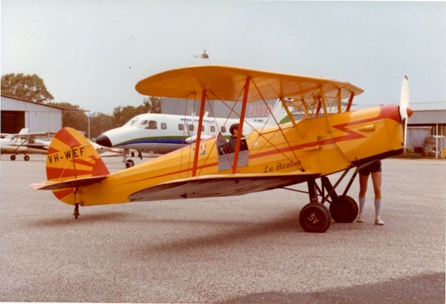 VH-WEF 1947 Stampe-Vertongen SV-4B C/N 1040