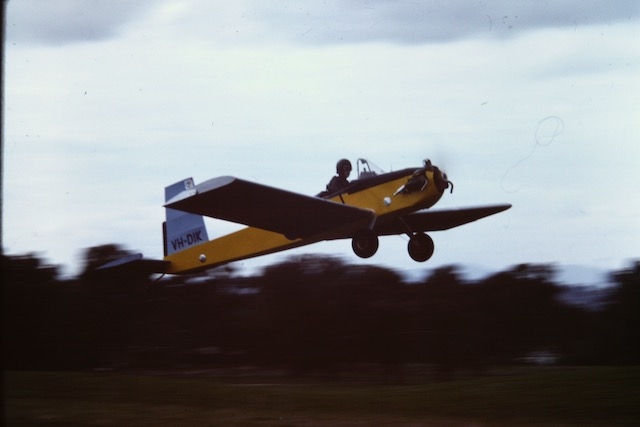 VH-DIK Volksplane homebuilt with VW engine seen at Drage's fly-in. June 1979