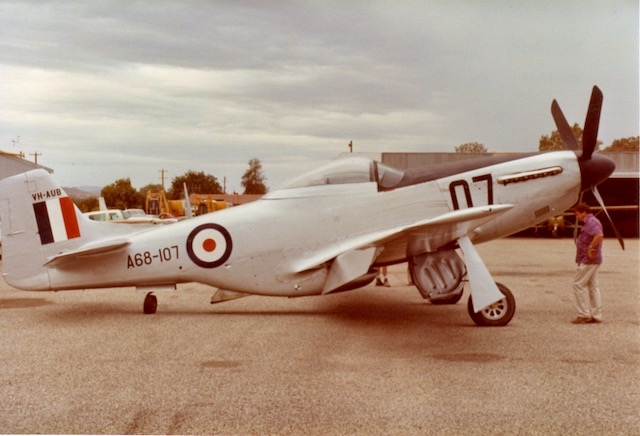 VH-AUB CAC CA-18 Mk21 Mustang, A68-107