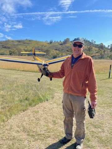 Phil with his Black Magic 2.5cc Taipan power