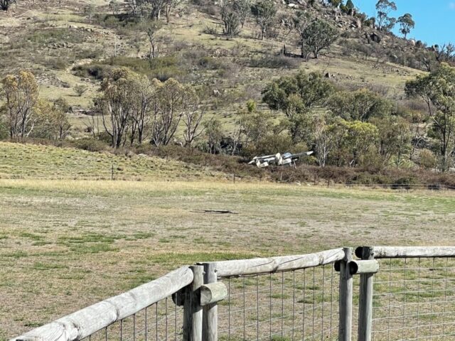 The Bronco on take off