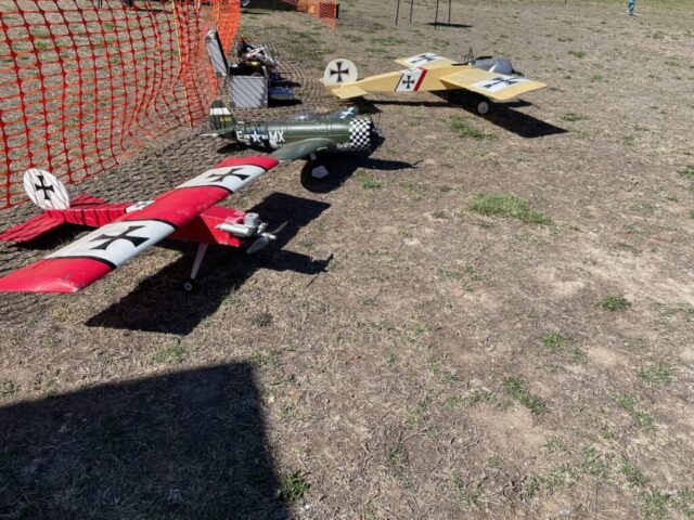 Waiting for a turn to fly